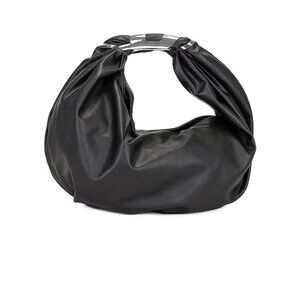 Diesel Grab Hobo Bag Black Faux Leather